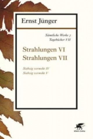 Livre Strahlungen. Tl.6 Ernst Jünger