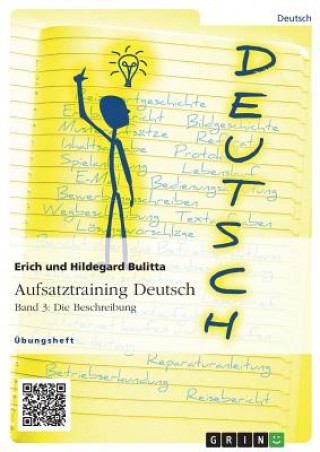 Kniha Aufsatztraining Deutsch - Band 3: Die Beschreibung Erich Bulitta