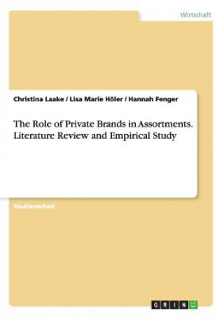 Kniha Role of Private Brands in Assortments. Literature Review and Empirical Study Christina Laake