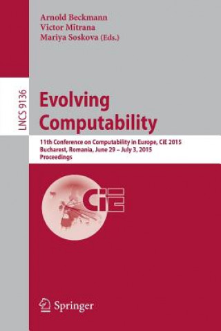 Kniha Evolving Computability Arnold Beckmann