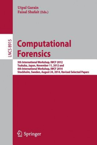 Kniha Computational Forensics Utpal Garain