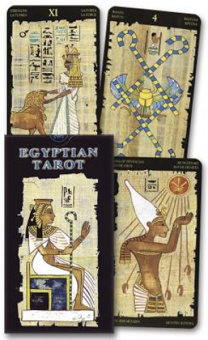 Książka Egyptian Tarots Deck Silvana Alasia