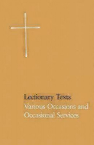 Könyv Lectionary Texts Pew Edition Episcopal Church