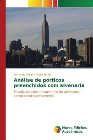 Kniha Analise de porticos preenchidos com alvenaria A Rosa Madia Fernando Cesar