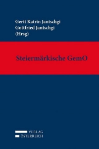 Книга Steiermärkische GemO Gerit Katrin Jantschgi