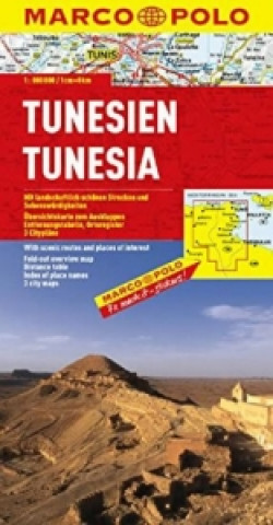 Carte TUNISKO TUNISIE 1:800 000 neuvedený autor