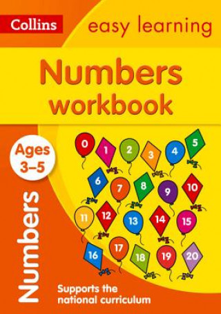 Book Numbers Workbook Ages 3-5 Collins Easy Learning