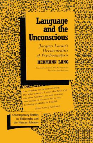 Kniha Language and the Unconscious Hermann Lang