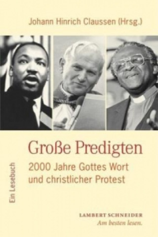 Könyv Große Predigten Johann Hinrich Claussen
