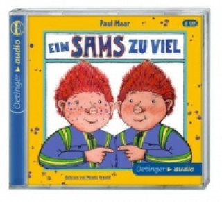 Audio Das Sams 8. Ein Sams zu viel, 2 Audio-CD Paul Maar