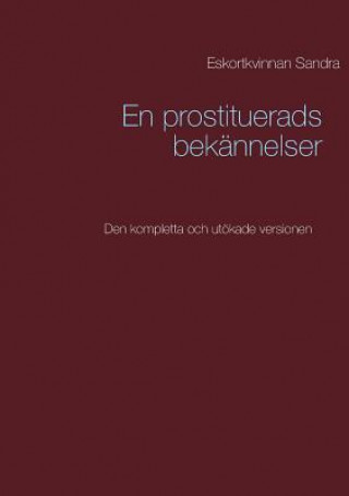 Kniha En prostituerads bekannelser Eskortkvinnan Sandra