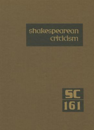 Könyv Shakespearean Criticism Gale