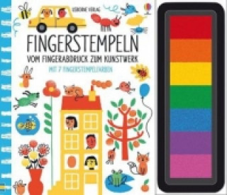 Kniha Fingerstempeln: Vom Fingerabdruck zum Kunstwerk Fiona Watt