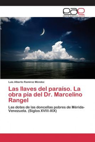 Kniha llaves del paraiso. La obra pia del Dr. Marcelino Rangel Ramirez Mendez Luis Alberto