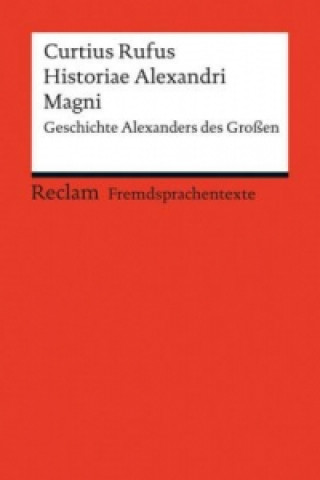 Kniha Historiae Alexandri Magni Hartmut Froesch