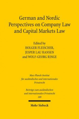 Carte German and Nordic Perspectives on Company Law and Capital Markets Law Holger Fleischer
