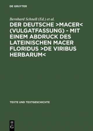 Buch deutsche >MacerDe viribus herbarum William Crossgrove