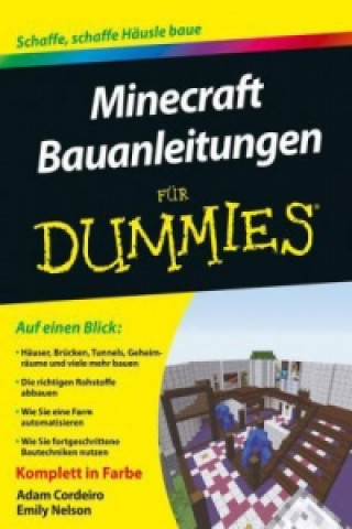 Kniha Minecraft Bauanleitungen fur Dummies Adam Cordeiro