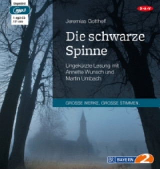 Hanganyagok Die schwarze Spinne, 1 Audio-CD, 1 MP3, 1 Audio-CD Jeremias Gotthelf