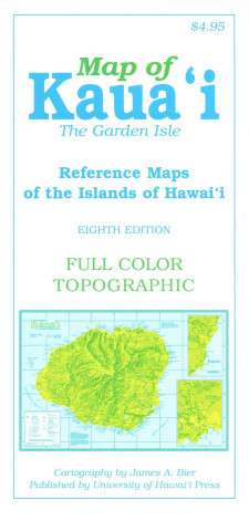 Materiale tipărite Map of Kauai the Garden Isle James A. Bier