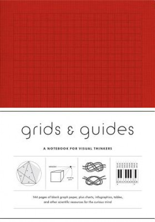 Naptár/Határidőnapló Grids & Guides (Red) Notebook Princeton Architectural Press