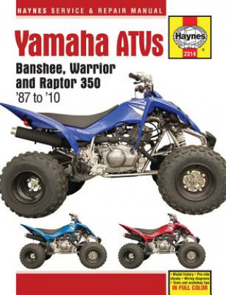 Kniha Yamaha Banshee, Warrior & Raptor 350 ATVs 