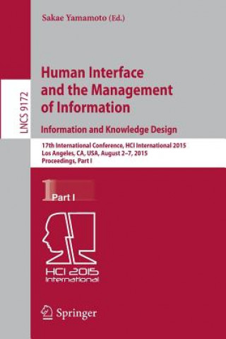 Kniha Human Interface and the Management of Information. Information and Knowledge Design Sakae Yamamoto