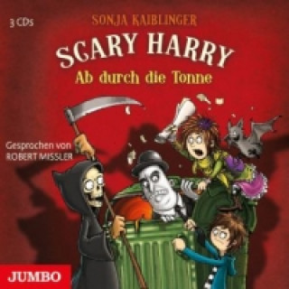 Audio Scary Harry - Ab durch die Tonne, 3 Audio-CDs Sonja Kaiblinger