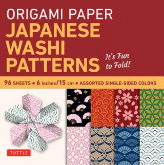 Naptár/Határidőnapló Origami Paper - Japanese Washi Patterns - 6" - 96 Sheets Tuttle Publishing
