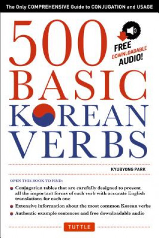 Könyv 500 Basic Korean Verbs Kyubyong Park