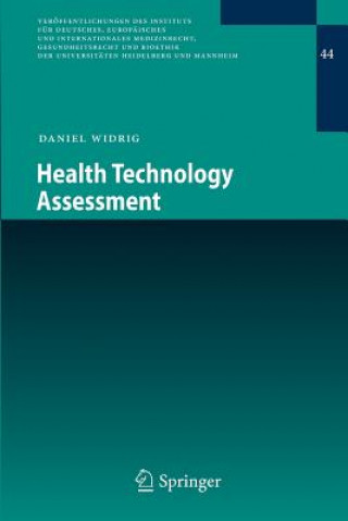 Kniha Health Technology Assessment Daniel Widrig