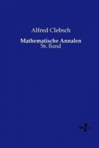 Carte Mathematische Annalen Alfred Clebsch