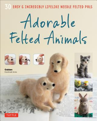 Carte Adorable Felted Animals Gakken Handmade Series