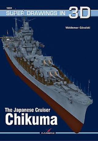 Carte Japanese Cruiser Chikuma Waldemar Goralski