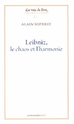 Carte Leibniz Le Chaos Et Lharmonie 