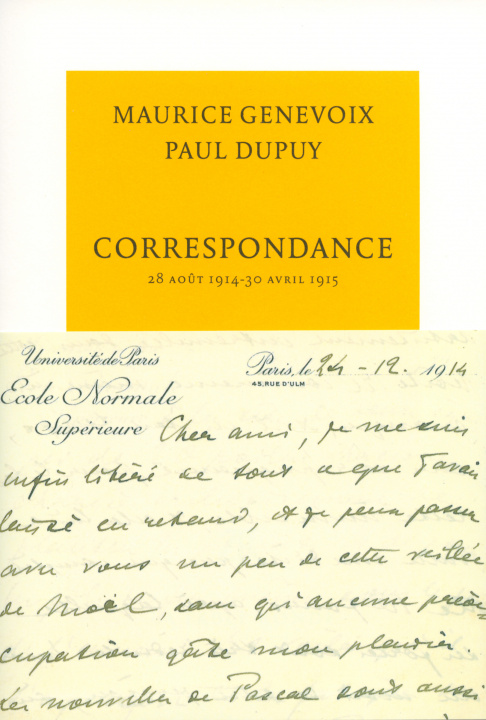 Carte Correspondance Aout 1914 Avril 1915 