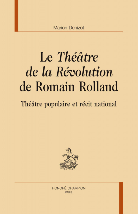 Könyv Le Theatre De La Revolution 