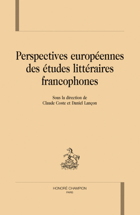 Book Perspectives Europeennes Des Etudes Litt 