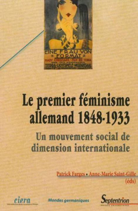 Kniha Premier Feminisme Allemand 1848 1933 