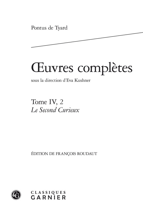 Carte Oeuvres Completes Tome Iv 2 Le Second Cu 