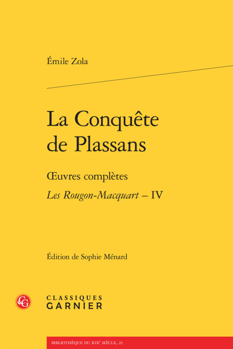 Carte Conquete Plassans Oeuvres Completes Émile Zola