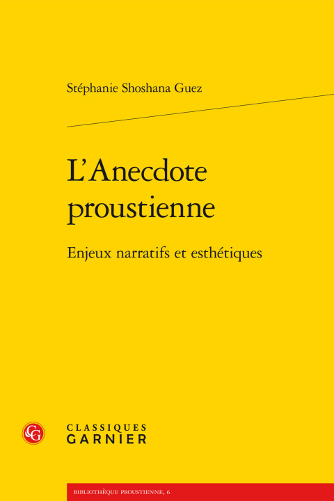 Kniha L Anecdote Proustienne 