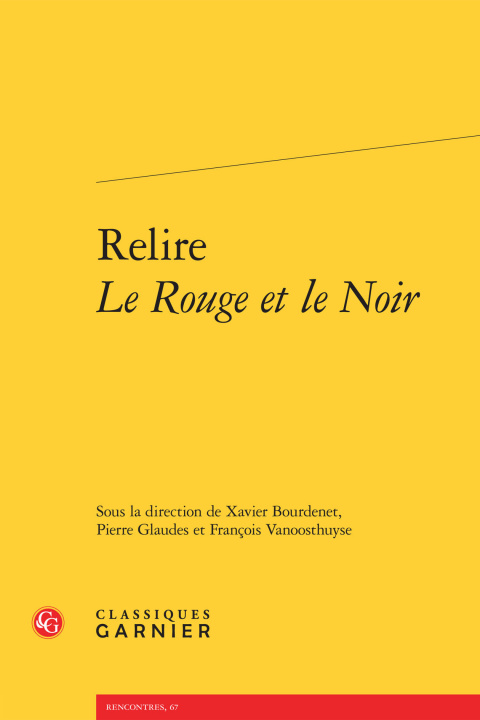 Knjiga Relire Rouge Noir 