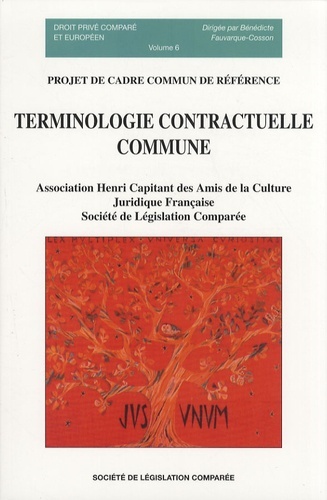 Kniha Terminologie Contractuelle Commune 2Eme 