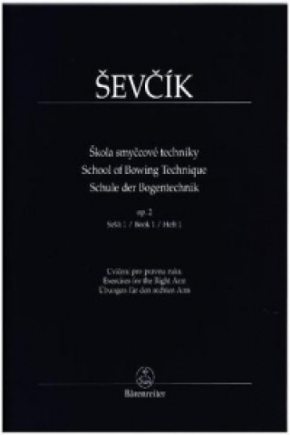 Könyv Škola smyčcové techniky op. 2, Sešit 1 Otakar Ševčík