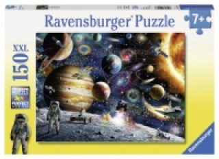 Joc / Jucărie Ravensburger Kinderpuzzle - 10016 Im Weltall - Weltraum-Puzzle für Kinder ab 7 Jahren, mit 150 Teilen im XXL-Format 