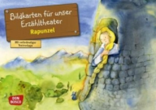 Joc / Jucărie Rapunzel, Kamishibai Bildkartenset Brüder Grimm