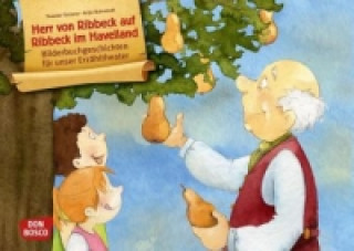 Joc / Jucărie Herr von Ribbeck auf Ribbeck im Havelland, Kamishibai Bildkartenset Theodor Fontane