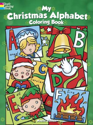 Książka My Christmas Alphabet Coloring Book Noelle Dahlen