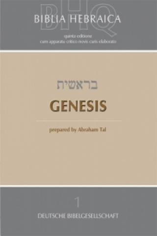 Könyv Biblia Hebraica Quinta (BHQ), Genesis Abraham Tal